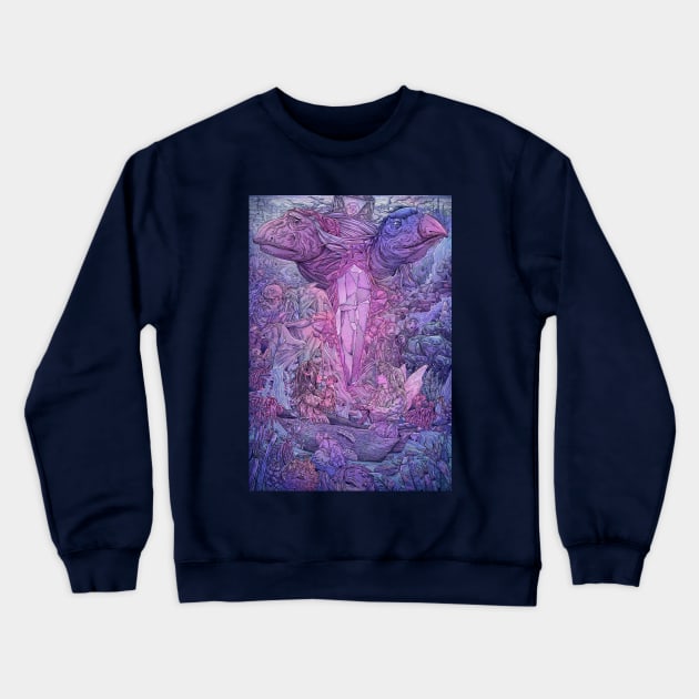 The Dark Crystal Crewneck Sweatshirt by TaylorRoseMakesArt